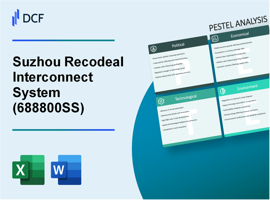 Suzhou Recodeal Interconnect System Co.,Ltd (688800.SS): PESTEL Analysis