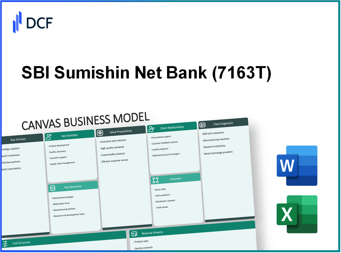 SBI Sumishin Net Bank, Ltd. (7163.T): Canvas Business Model