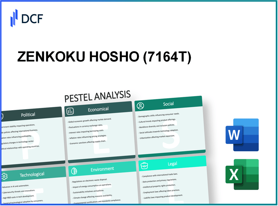 ZENKOKU HOSHO Co.,Ltd. (7164.T): PESTEL Analysis