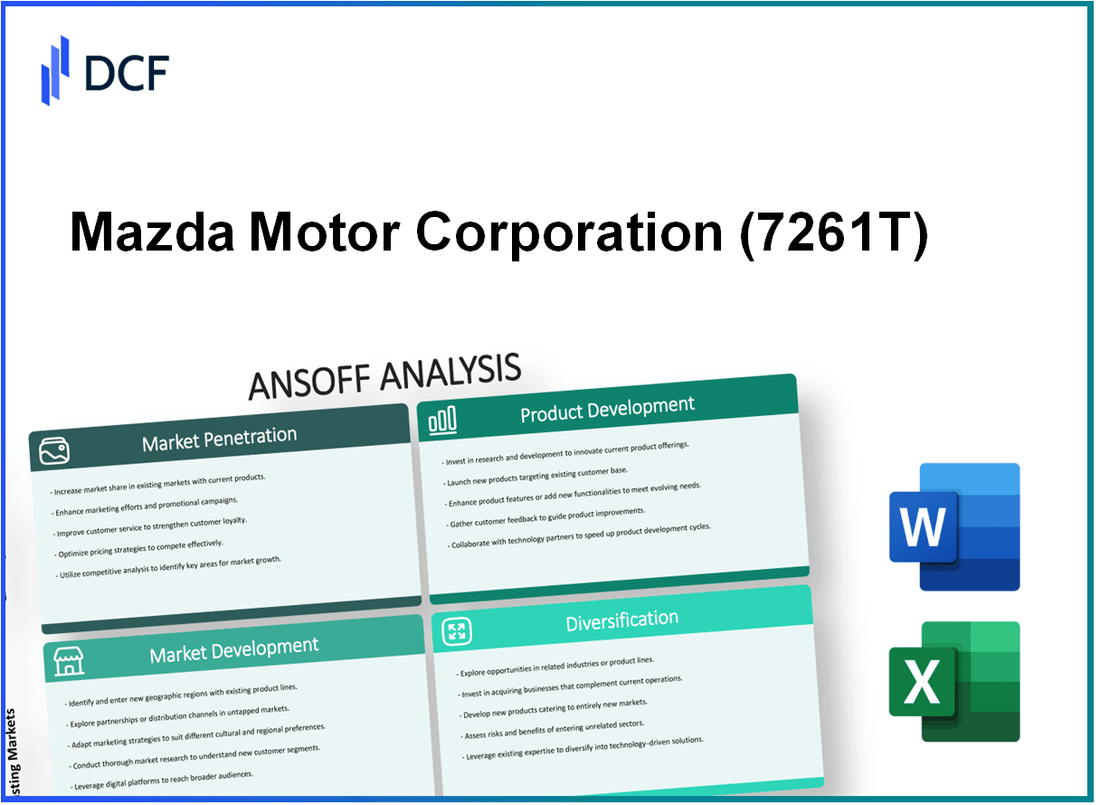 Mazda Motor Corporation (7261.T): Ansoff Matrix