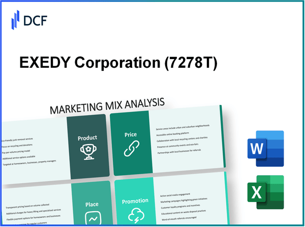 EXEDY Corporation (7278.T): Marketing Mix Analysis