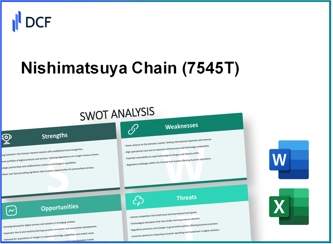 Nishimatsuya Chain Co., Ltd. (7545.T): SWOT Analysis