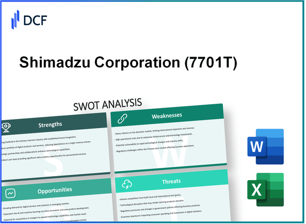 Shimadzu Corporation (7701.T): SWOT Analysis