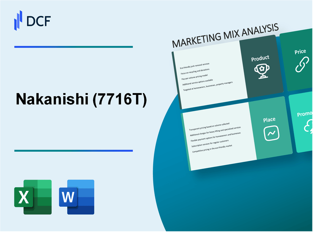 Nakanishi Inc. (7716.T): Marketing Mix Analysis