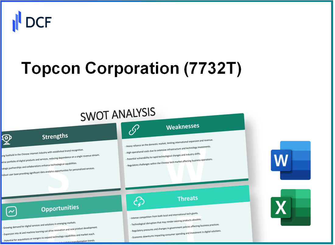 Topcon Corporation (7732.T): SWOT Analysis