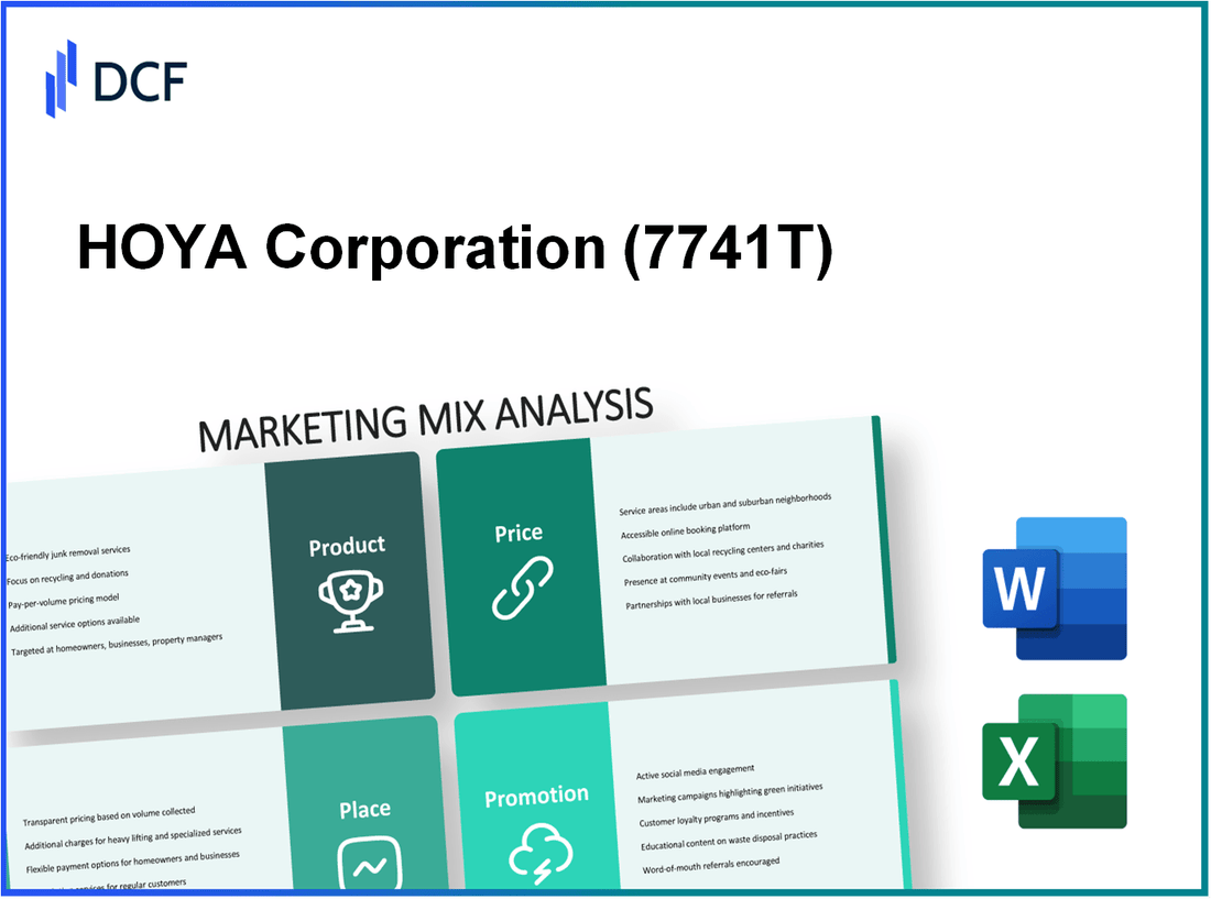 HOYA Corporation (7741.T): Marketing Mix Analysis