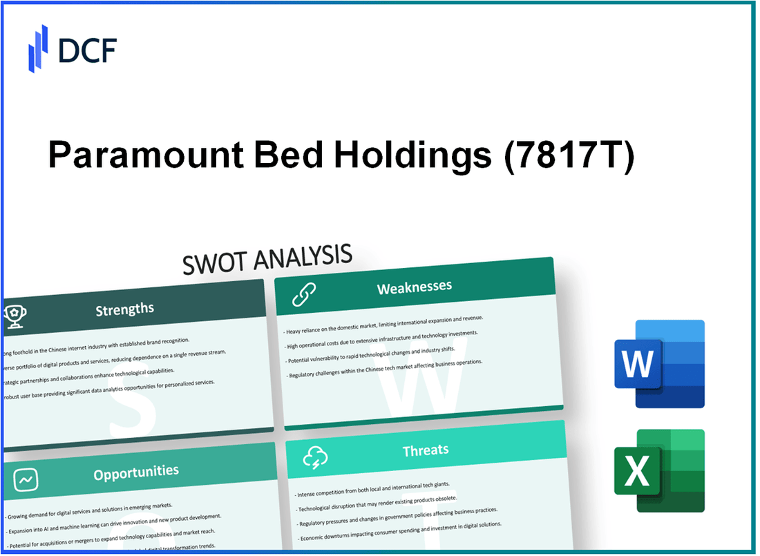 Paramount Bed Holdings Co., Ltd. (7817.T): SWOT Analysis