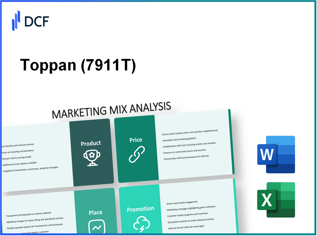 Toppan Inc. (7911.T): Marketing Mix Analysis