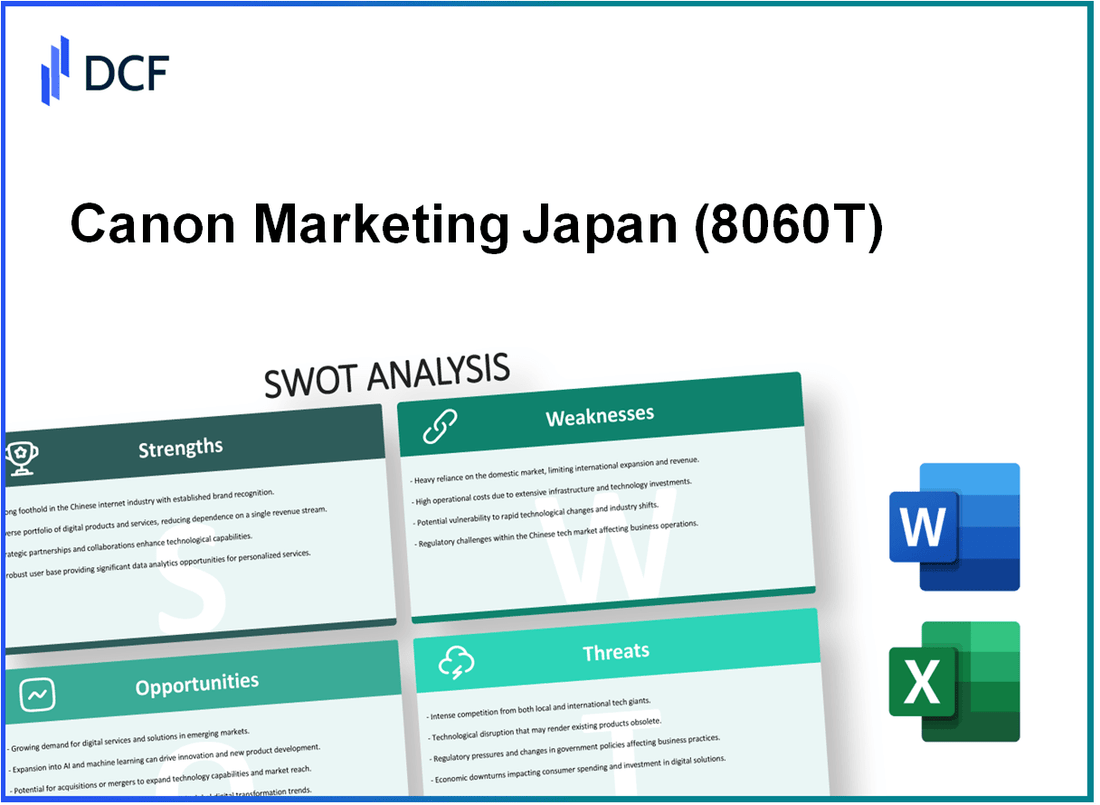 Canon Marketing Japan Inc. (8060.T): SWOT Analysis