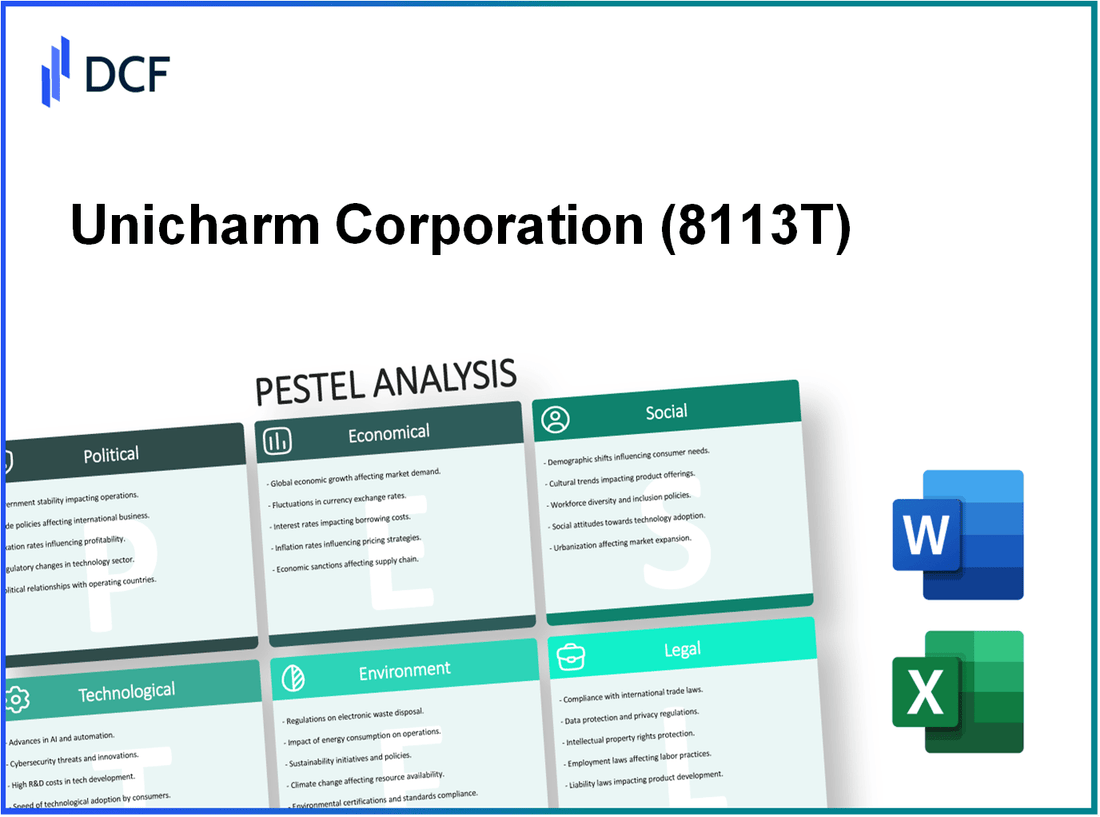 Unicharm Corporation (8113.T): PESTEL Analysis