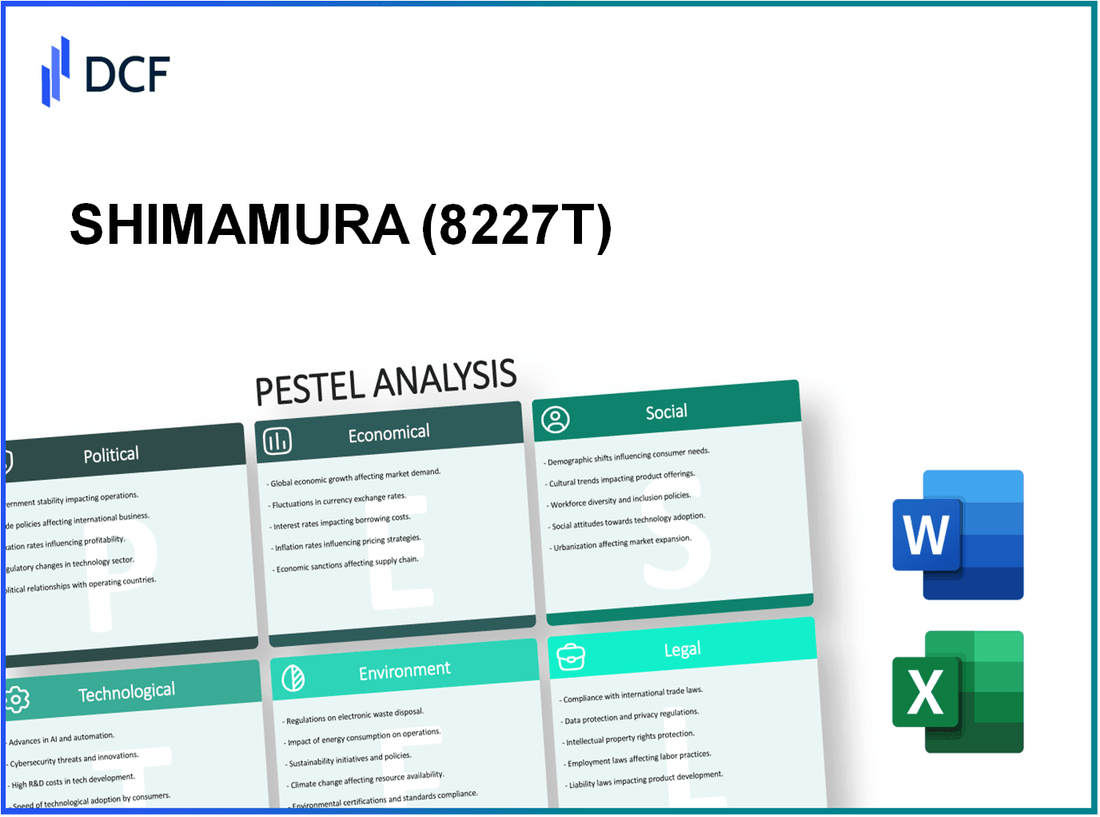 SHIMAMURA Co., Ltd. (8227.T): PESTEL Analysis