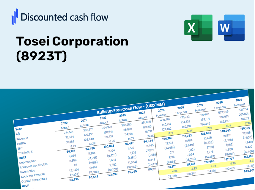 Tosei Corporation (8923T) DCF Valuation