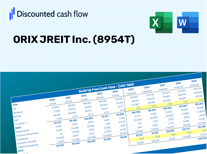 ORIX JREIT Inc. (8954T) DCF Valuation