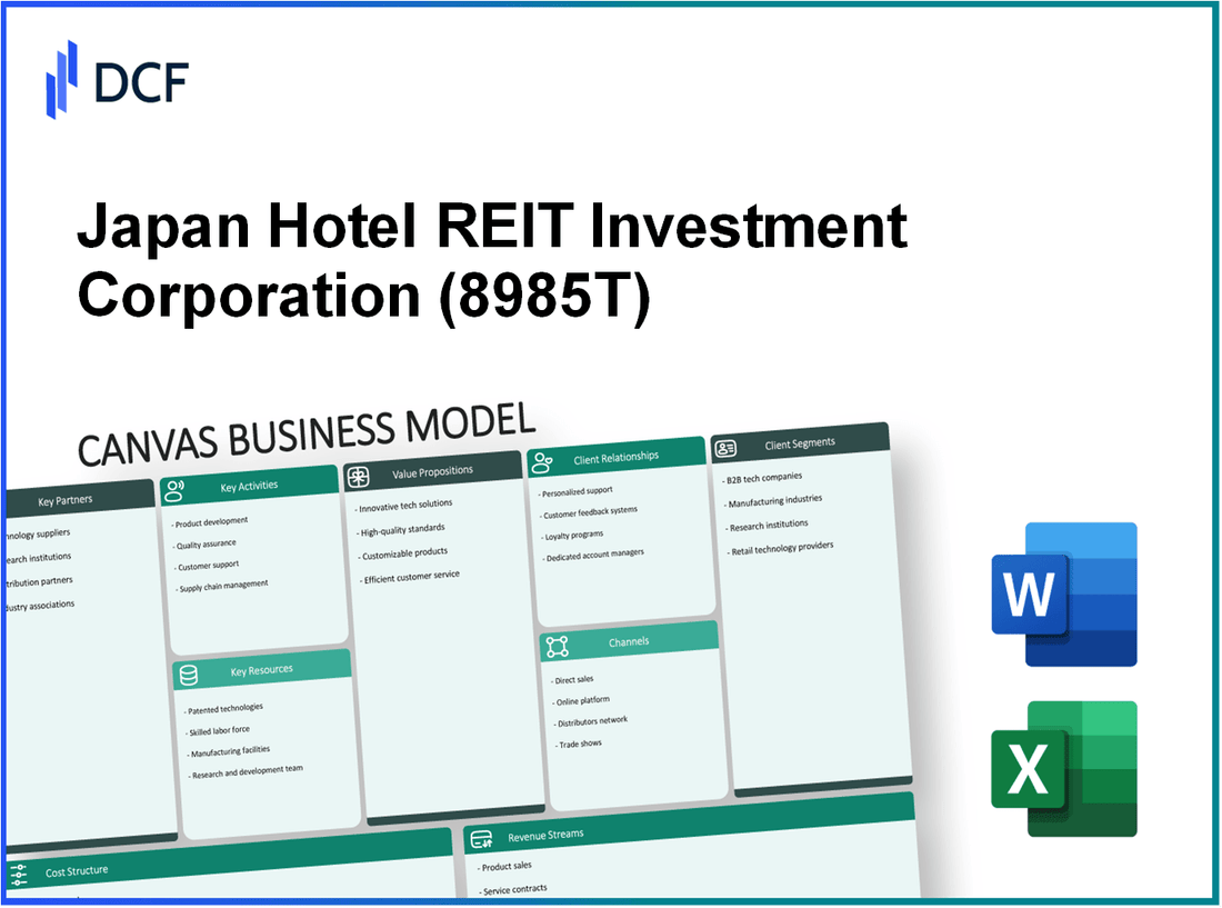 Japan Hotel REIT Investment Corporation (8985.T): Canvas Business Model