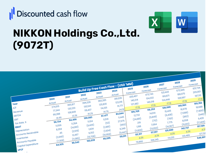 NIKKON Holdings Co.,Ltd. (9072T) DCF Valuation