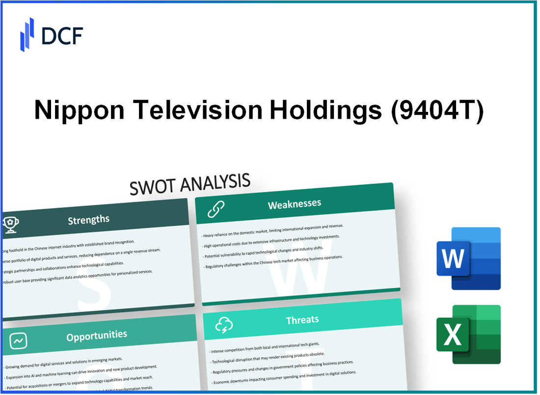 Nippon Television Holdings, Inc. (9404.T): SWOT Analysis