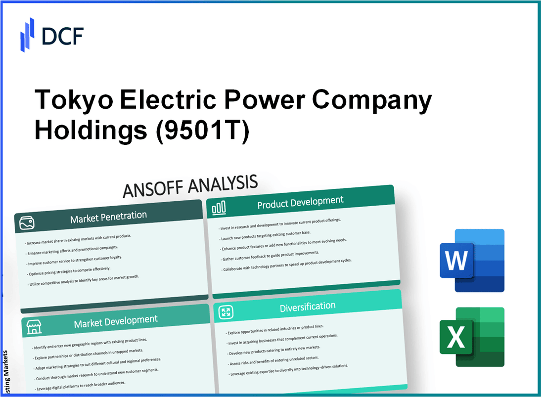 Tokyo Electric Power Company Holdings, Incorporated (9501.T): Ansoff Matrix