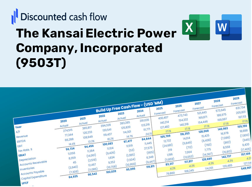 The Kansai Electric Power Company, Incorporated (9503T) DCF Valuation