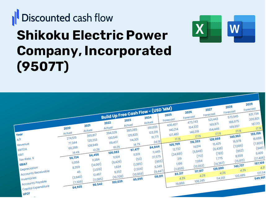 Shikoku Electric Power Company, Incorporated (9507T) DCF Valuation