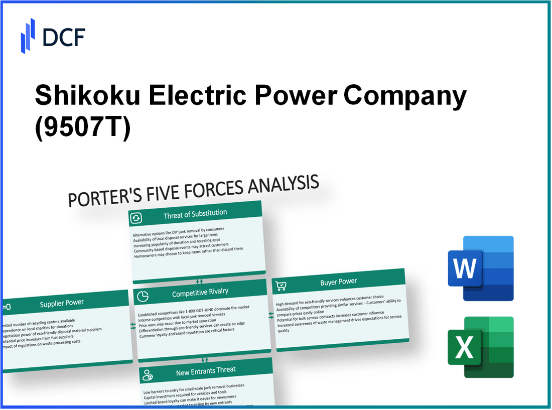 Shikoku Electric Power Company (9507.T): Porter's 5 Forces Analysis