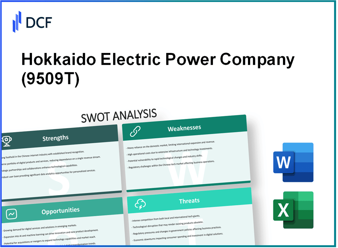 Hokkaido Electric Power Company, Incorporated (9509.T): SWOT Analysis