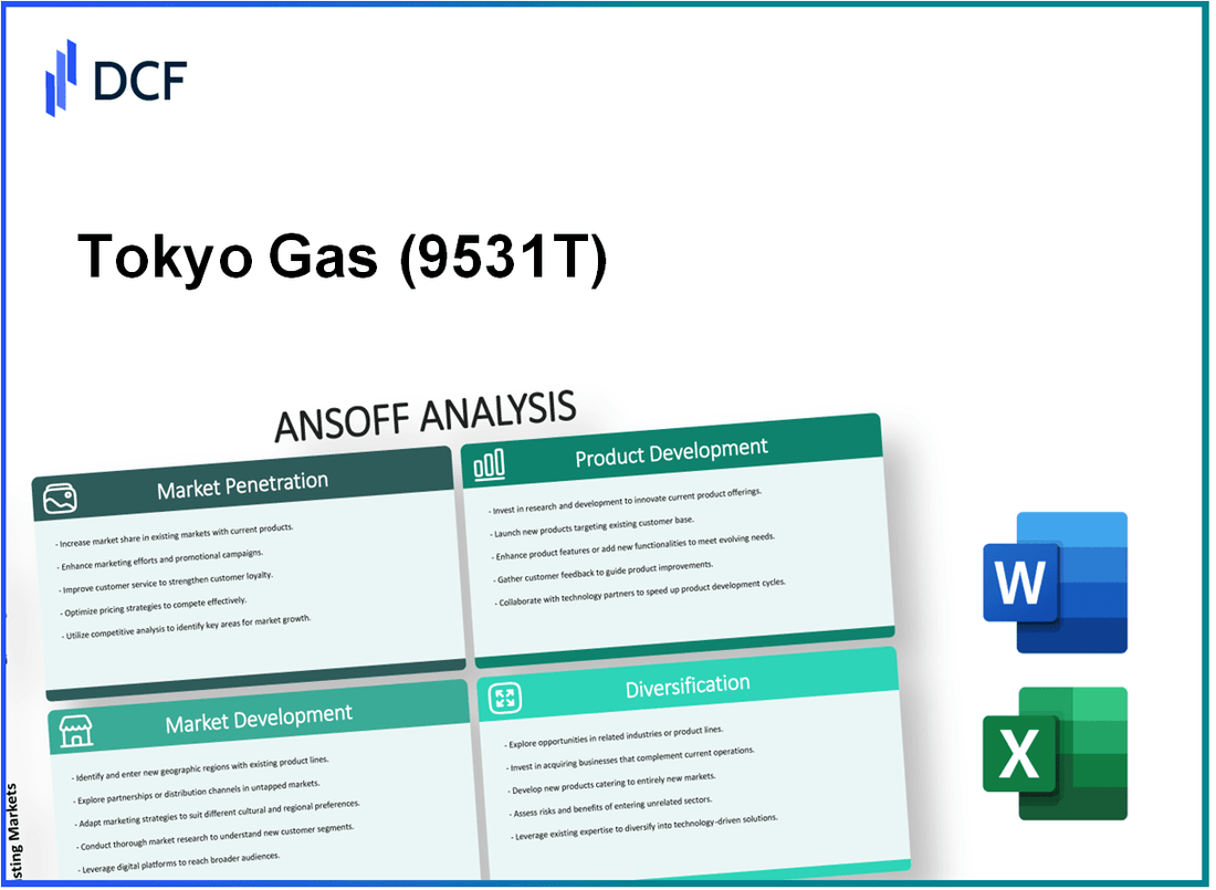 Tokyo Gas Co.,Ltd. (9531.T): Ansoff Matrix