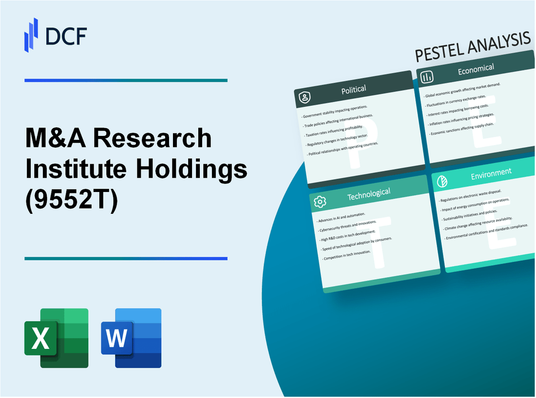 M&A Research Institute Holdings Inc. (9552.T): PESTEL Analysis