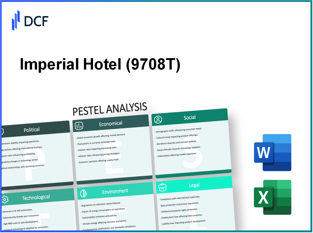 Imperial Hotel, Ltd. (9708.T): PESTEL Analysis