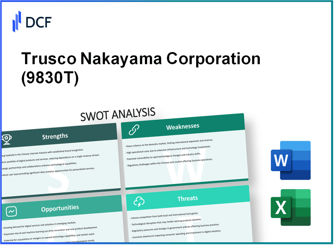 Trusco Nakayama Corporation (9830.T): SWOT Analysis