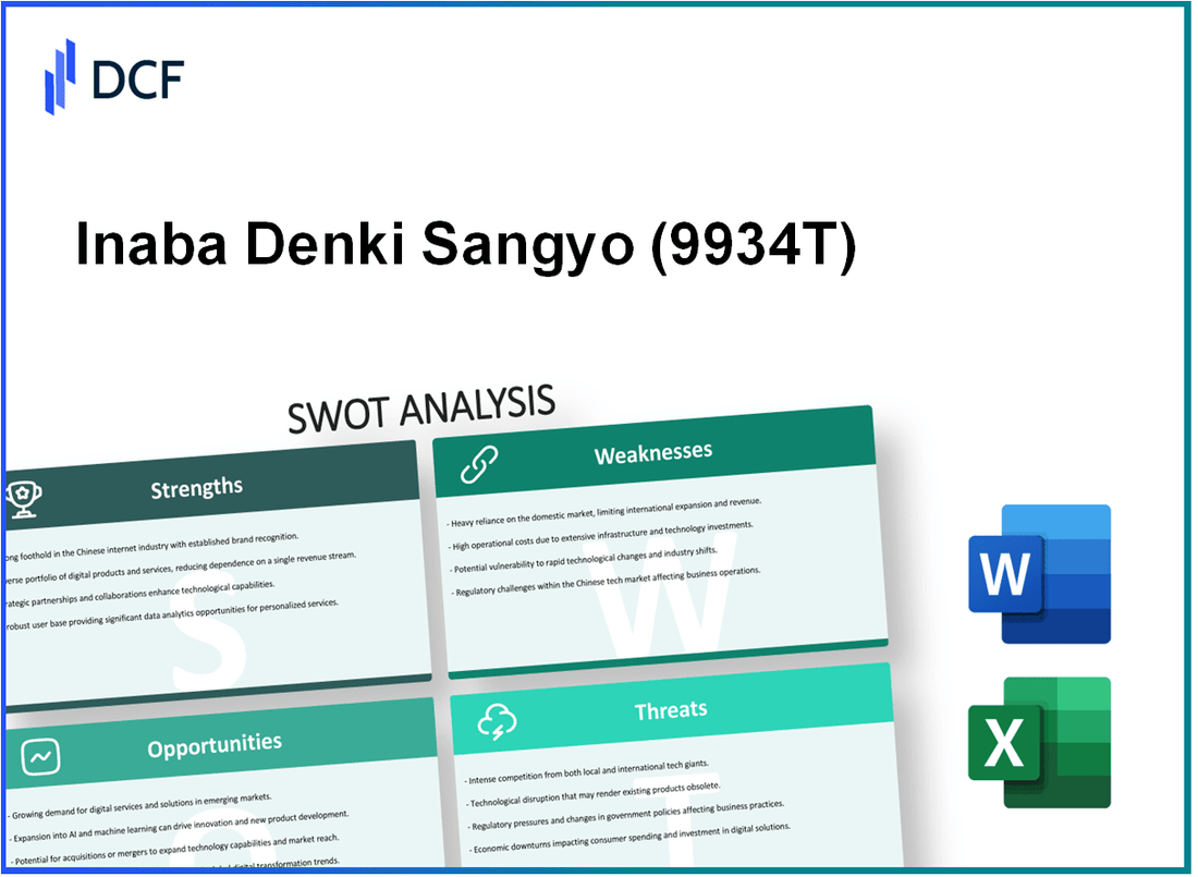 Inaba Denki Sangyo Co.,Ltd. (9934.T): SWOT Analysis