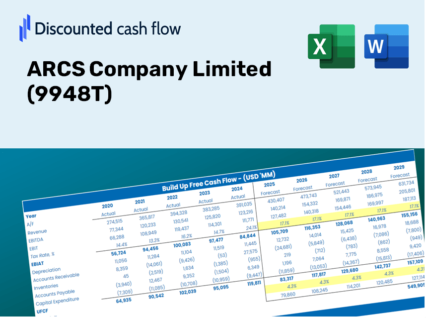 ARCS Company Limited (9948T) DCF Valuation