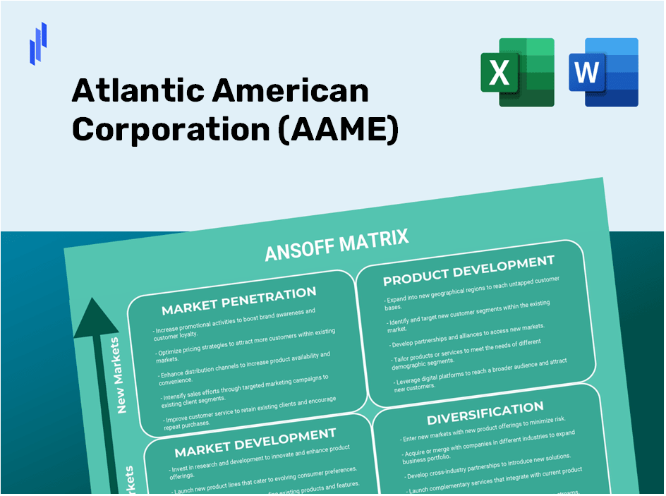 Atlantic American Corporation (AAME) ANSOFF Matrix