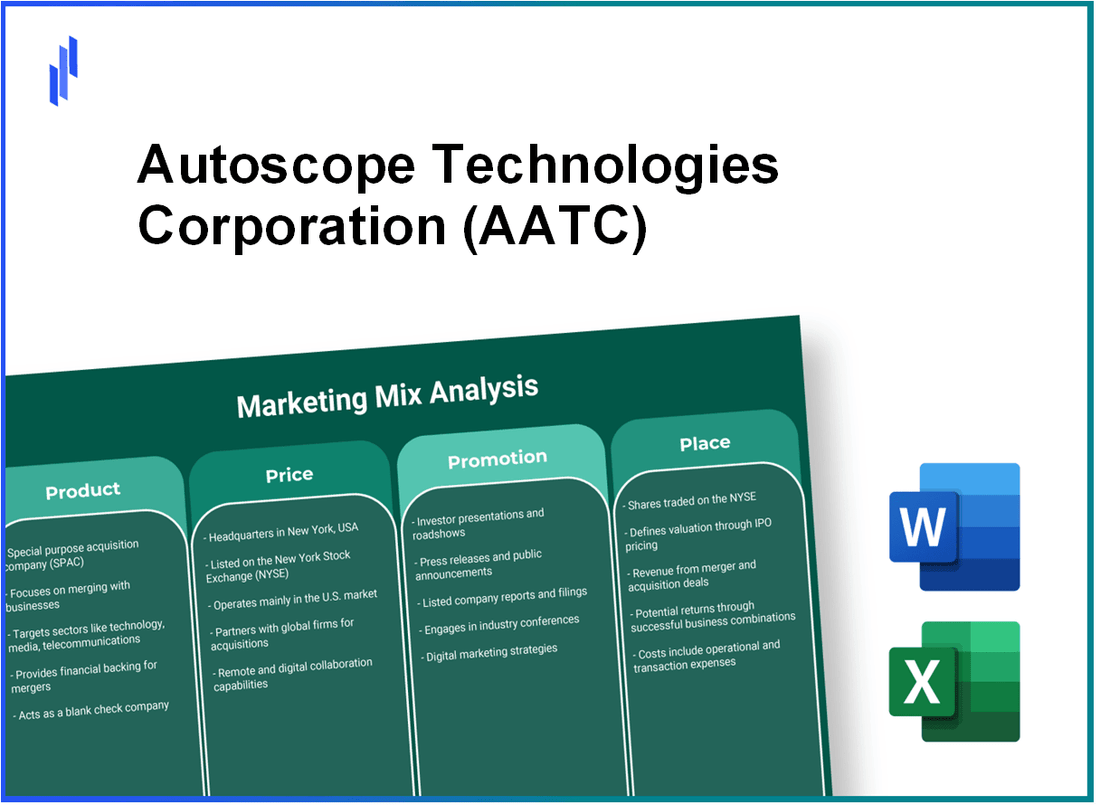 Marketing Mix Analysis of Autoscope Technologies Corporation (AATC)