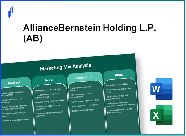 Marketing Mix Analysis of AllianceBernstein Holding L.P. (AB)