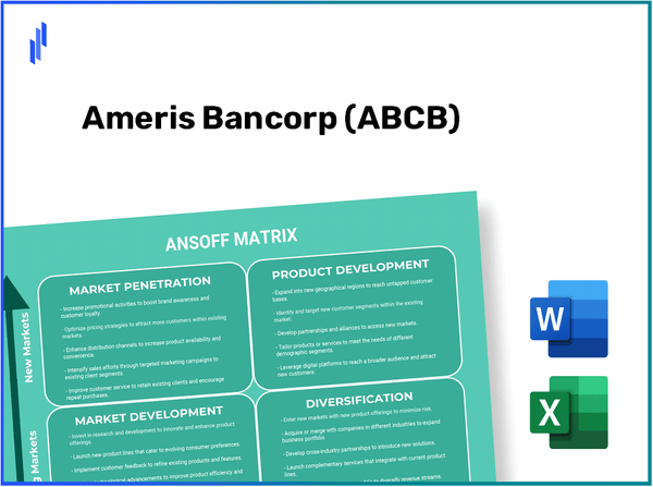 Ameris Bancorp (ABCB)Ansoff Matrix