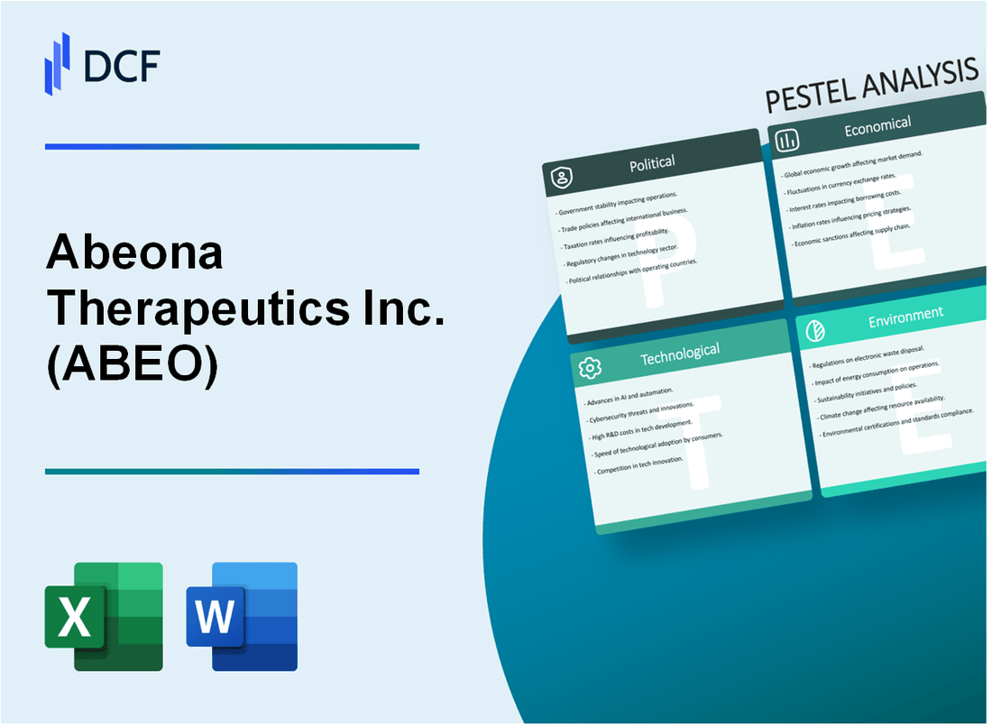 Abeona Therapeutics Inc. (ABEO) PESTLE Analysis