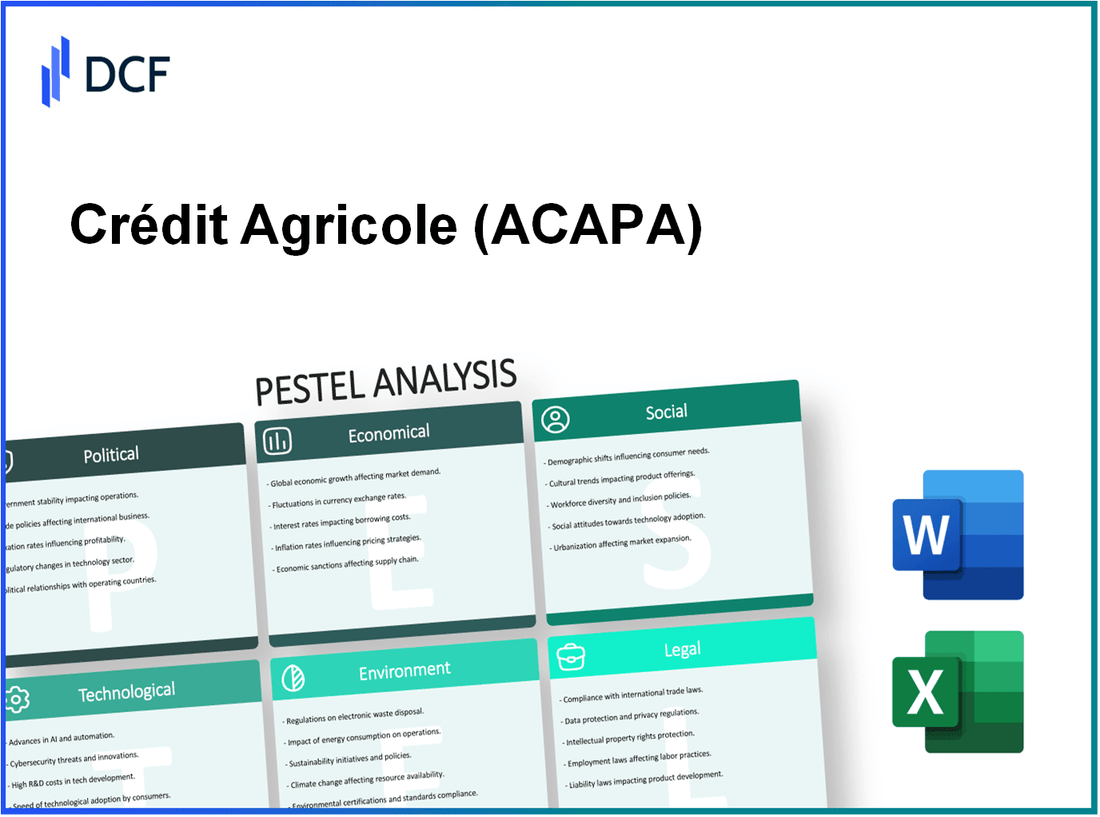 Crédit Agricole S.A. (ACA.PA): PESTEL Analysis