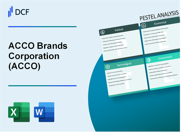 ACCO Brands Corporation (ACCO) PESTLE Analysis