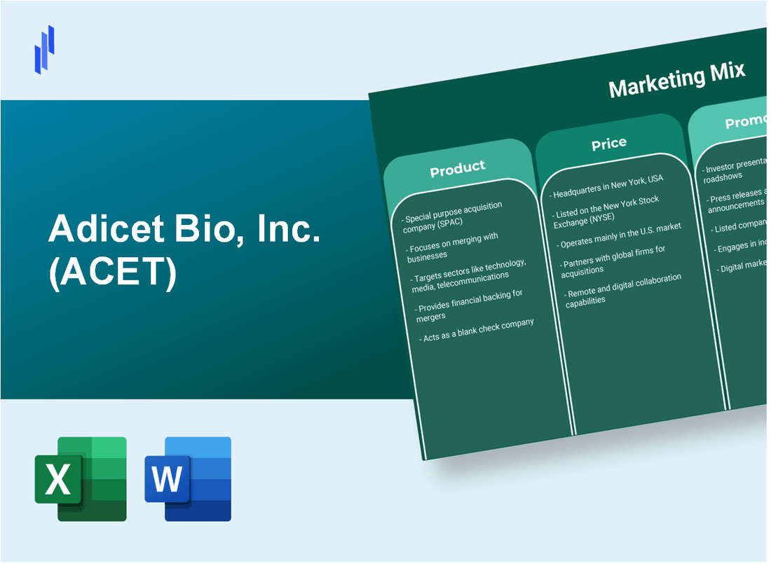 Marketing Mix Analysis of Adicet Bio, Inc. (ACET)