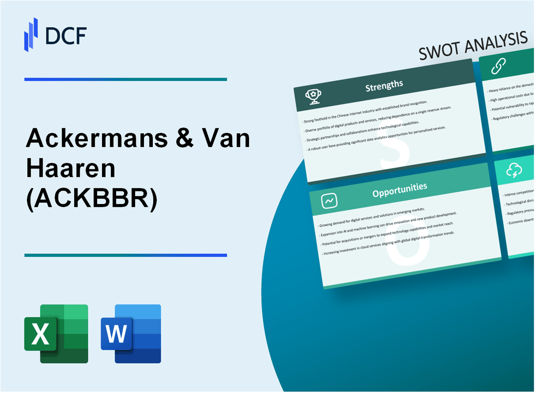 Ackermans & Van Haaren NV (ACKB.BR): SWOT Analysis