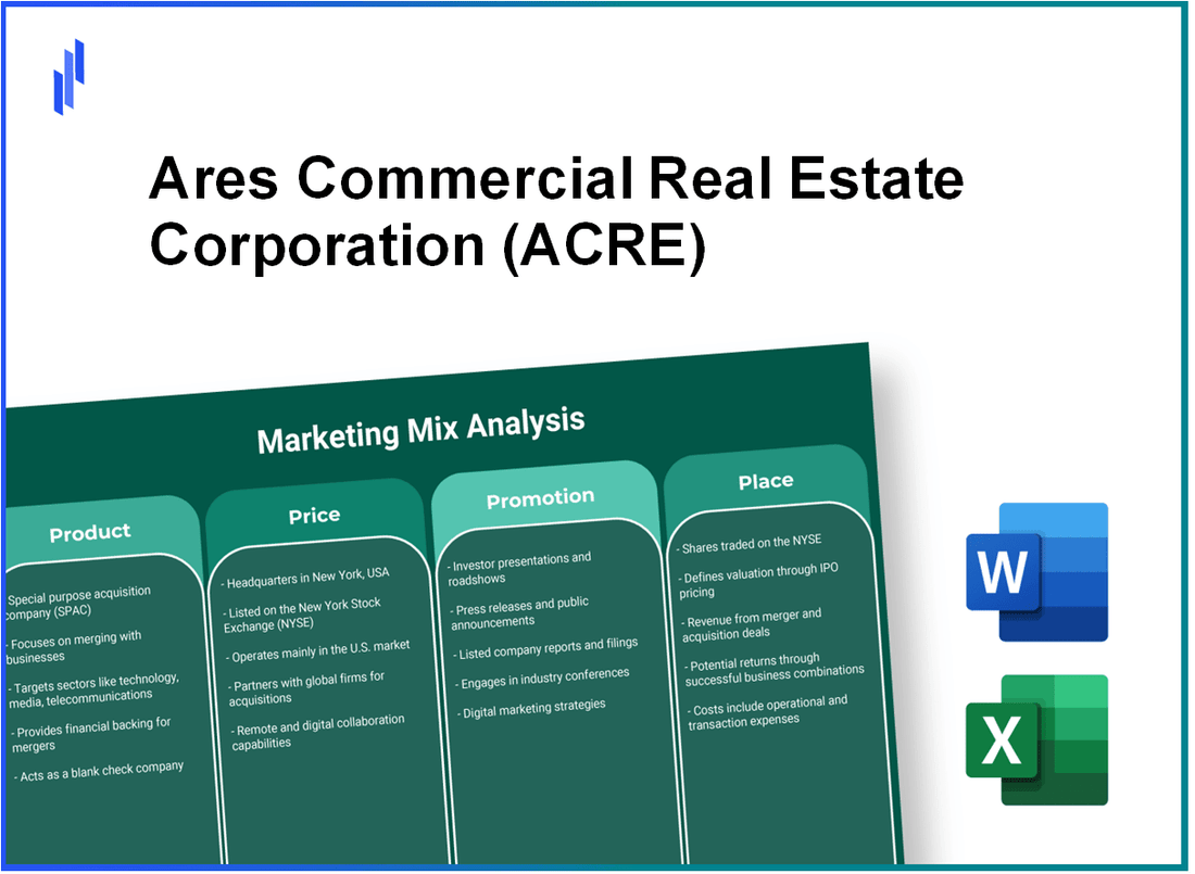 Marketing Mix Analysis of Ares Commercial Real Estate Corporation (ACRE)