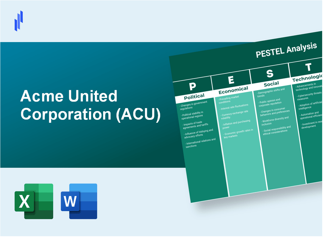 PESTEL Analysis of Acme United Corporation (ACU)