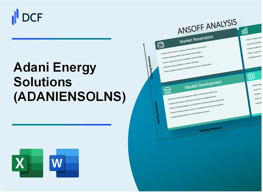 Adani Energy Solutions Limited (ADANIENSOL.NS): Ansoff Matrix