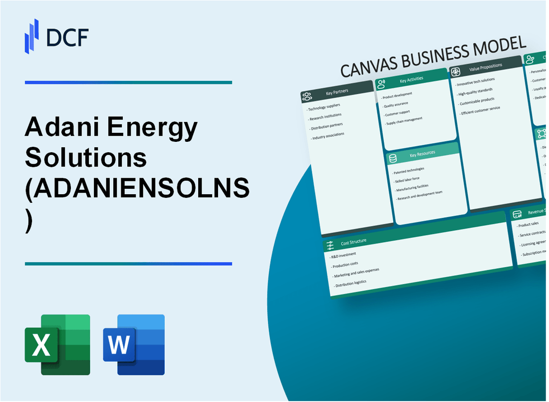 Adani Energy Solutions Limited (ADANIENSOL.NS): Canvas Business Model