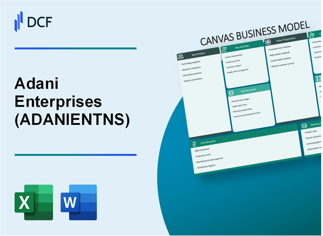 Adani Enterprises Limited (ADANIENT.NS): Canvas Business Model