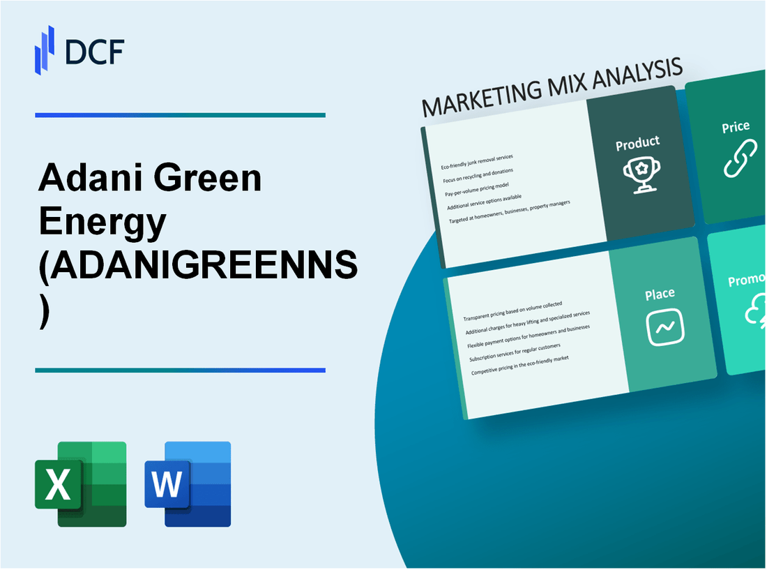 Adani Green Energy Limited (ADANIGREEN.NS): Marketing Mix Analysis