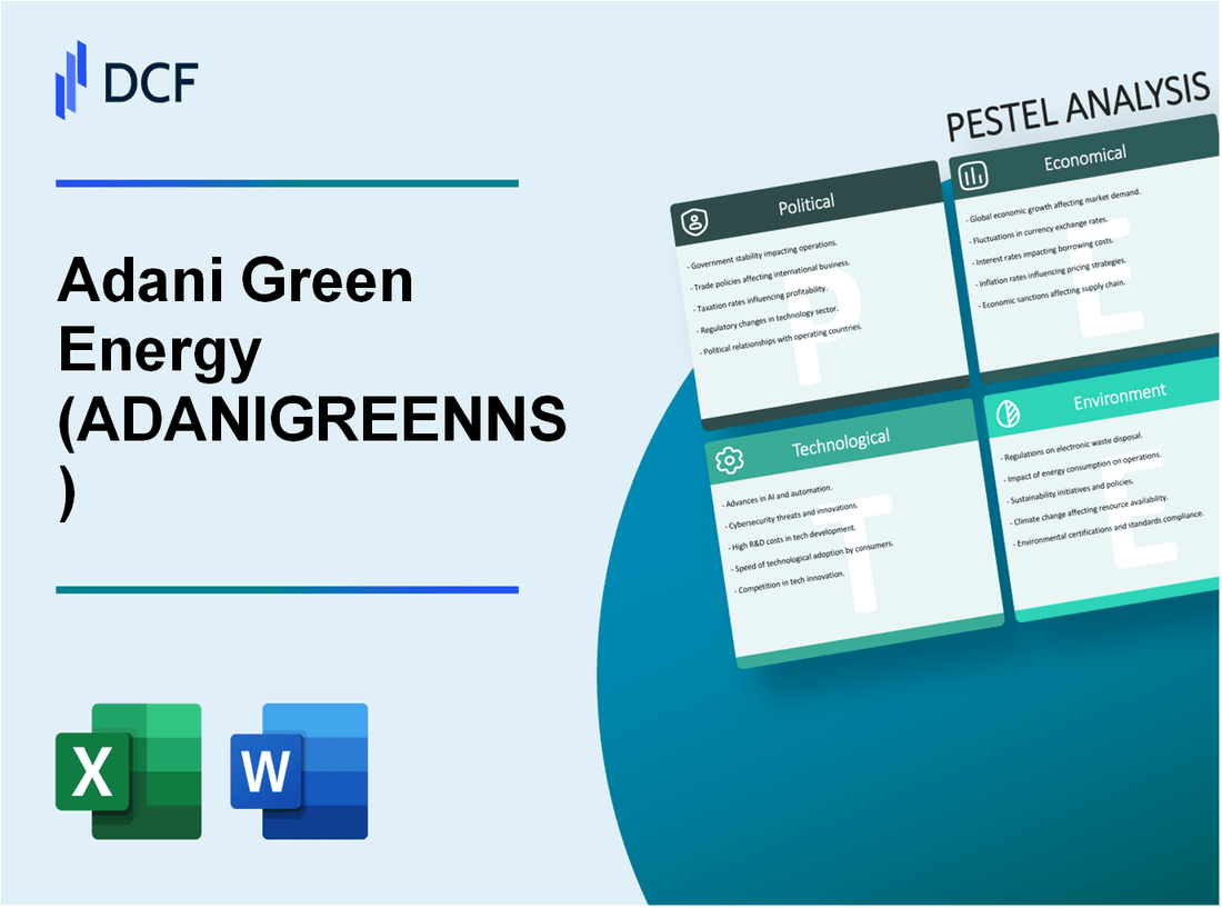 Adani Green Energy Limited (ADANIGREEN.NS): PESTEL Analysis