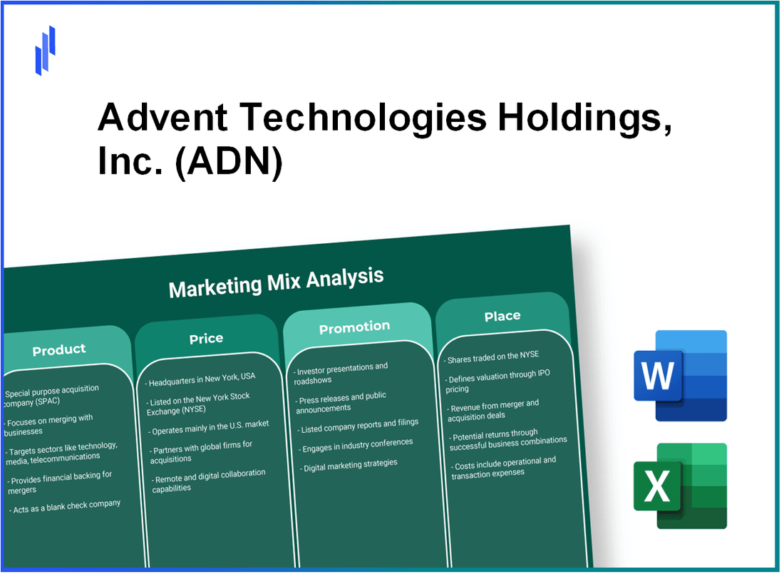 Marketing Mix Analysis of Advent Technologies Holdings, Inc. (ADN)