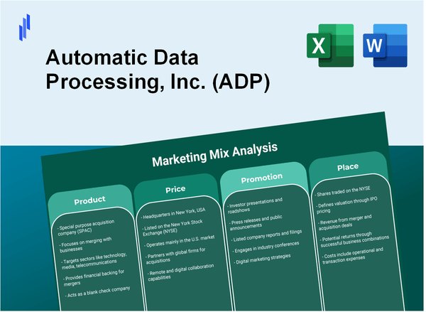 Marketing Mix Analysis of Automatic Data Processing, Inc. (ADP)