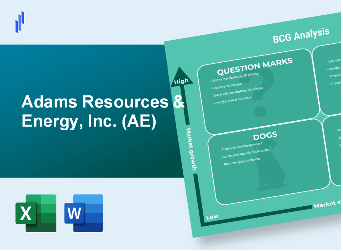 Adams Resources & Energy, Inc. (AE) BCG Matrix Analysis